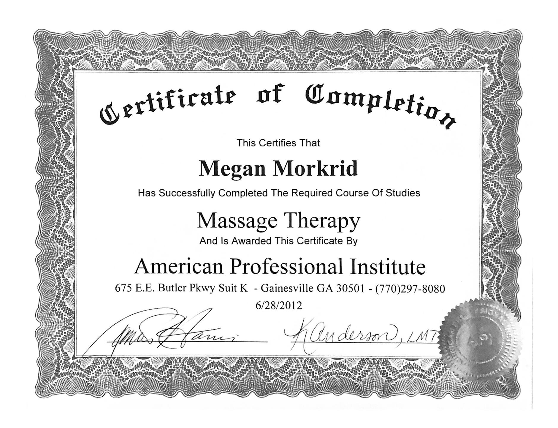 Massage Therapy